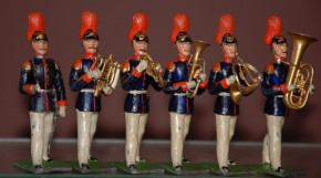 Heyde tin figures * 12 Prussian musicians * Dresden at 1890