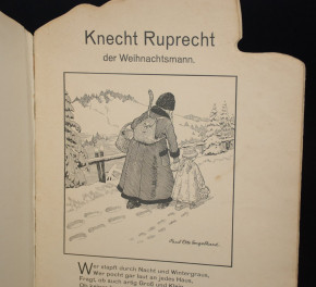 Knecht Rupprecht der Weihnachtsmann * uraltes Kinderbuch A. Jaser Kunstverlag Nürnberg