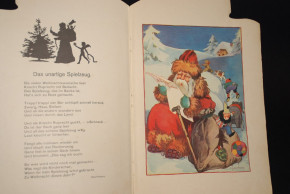 Knecht Rupprecht der Weihnachtsmann * uraltes Kinderbuch A. Jaser Kunstverlag Nürnberg