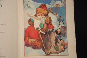 Knecht Rupprecht der Weihnachtsmann * uraltes Kinderbuch A. Jaser Kunstverlag Nürnberg