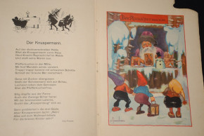 Knecht Rupprecht der Weihnachtsmann * uraltes Kinderbuch A. Jaser Kunstverlag Nürnberg