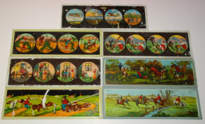 GBN Megascop & Laterna Magica No. 2950 with 7 glass pictures * at 1910