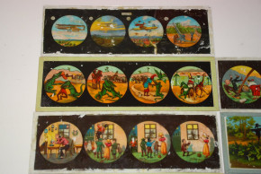 GBN Megascop & Laterna Magica No. 2950 with 7 glass pictures * at 1910