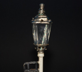 antique Märklin street lamp with ladder * Kaiseröl * at 1905/1910