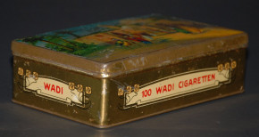 WADI Okella cigarette tin box 100 * lithographed at 1900