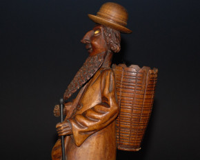 jüdischer Geschäftsmann, Holz geschnitzt * um 1850/1860