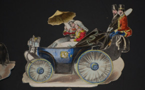Spätbiedermeier Spiel * Fahrzeuge & Gespanne * litho. color. * um 1850/1860