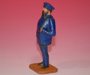 königlich kaiserlicher Postbeamter * Pappmaché Figur um 1870