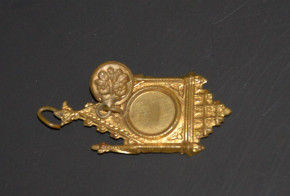 Erhard & Sons ormolu pocket watches wall holder & pocket watch * at 1860/1880