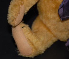 uralter blonder Steiff Teddybär mit Maulkorb * Höhe 20 cm * 30er/40er Jahre