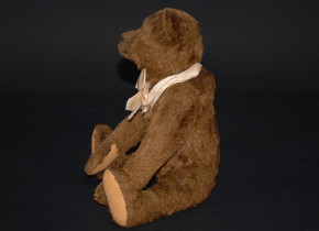 dunkelbrauner Steiff Teddybär * Höhe 32 cm * 20er Jahre