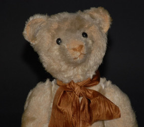 uralter weißer Steiff Teddybär mit Knopfaugen* Höhe 30 cm * 20er Jahre