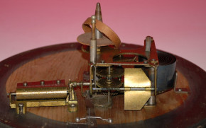 uralter J.C. Eckard Christbaumständer * drehbar mit Uhrwerk & Spieldose * vor 1900