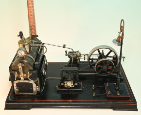 DOLL Steam Engine 407/4 with Dynamo Lighting System * L. 18.5 inch * 1920s