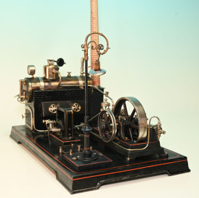 DOLL Steam Engine 407/4 with Dynamo Lighting System * L. 18.5 inch * 1920s