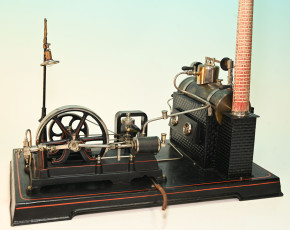 DOLL Steam Engine 407/4 with Dynamo Lighting System * L. 18.5 inch * 1920s