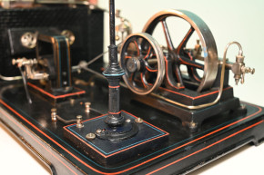 DOLL Steam Engine 407/4 with Dynamo Lighting System * L. 18.5 inch * 1920s