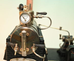 DOLL Steam Engine 407/4 with Dynamo Lighting System * L. 18.5 inch * 1920s