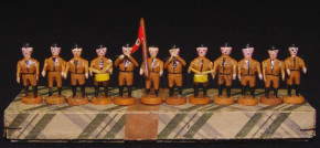 antique Erzgebirge L. Hiemann HJ-miniature figures in the box