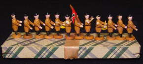 antique Erzgebirge L. Hiemann HJ-miniature figures in the box