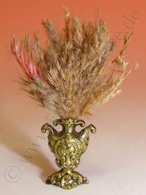 antique doll houses E & S ormolu vase with grasses * 1900