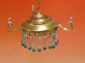 antique doll house ormolu electrical ceiling light * E&S at 1900