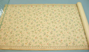 antique Doll's houses wallpaper with flower motive * twenties