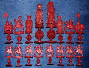 antique splendid chess figures * China at 1860