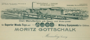 originally old Moritz Gottschalk writing paper * at 1900