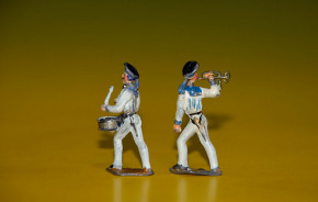 2 antique tin figures colonial sailors * Spenkuch at 1900-1910