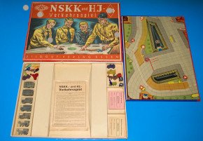 rare NSKK & HJ traffic game * complete * german thirties