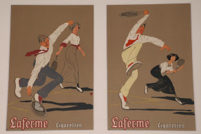 Laferme Cigaretten posters * sports Cigarette Tennis * at 1900