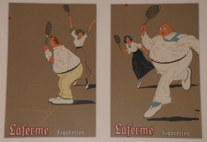 Laferme Cigaretten posters * sports Cigarette Tennis * at 1900