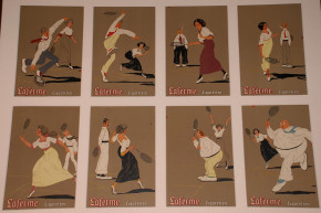 Laferme Cigaretten posters * sports Cigarette Tennis * at 1900