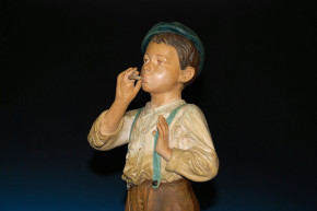 Shopwindow advertising figure boy with Cigarette * France at 190