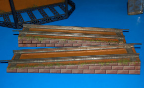 antique BING - GBN Bars bridge & transition footbridge * twentie