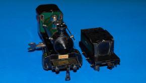 BING - GBN * Clock plant engine & tender * trace 0 * twenties