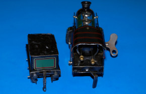 BING - GBN * Clock plant engine & tender * trace 0 * twenties