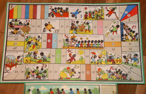 antique children's game The 10 little negro rogues Scholz twenti