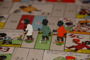 antique children's game The 10 little negro rogues Scholz twenti