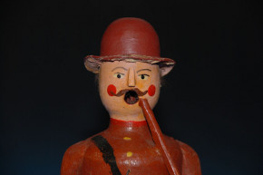 Erzgebirge smoking man from family Füchtner at 1900-1920