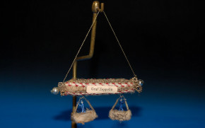 antiker Sebnitzer Christbaumschmuck * Graf Zeppelin * um 1900