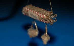 antiker Sebnitzer Christbaumschmuck * Graf Zeppelin * um 1900