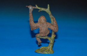 LINEOL Orang Utan Jungtier sitzend am Baum * 30er Jahre