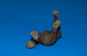 LINEOL Gorilla stehend mit Stein * 30er Jahre
