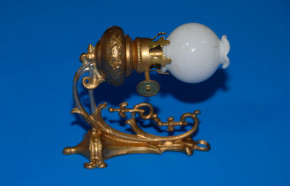 antique rare doll house wall paraffin lamp * at 1890