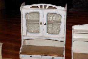 Art Nouveau children doll kitchen furniture * C. Hacker at 1900