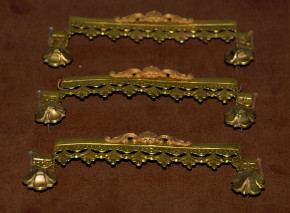 Erhard & Söhne * 3 curtain rails from ormolu * at 1860-1880