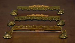 Erhard & Söhne * 3 curtain rails from ormolu * at 1860-1880