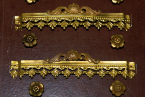 Erhard & Söhne * 4 curtain rails from ormolu * at 1860-1880